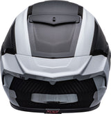 BELL Race Star Flex DLX Adult Street Motorcycle Helmet with ProTint shield. Matte gloss black white