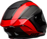 BELL Race Star Flex DLX Adult Street Motorcycle Helmet with ProTint shield. Matte Glosse Gray Red