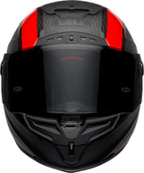 BELL Race Star Flex DLX Adult Street Motorcycle Helmet with ProTint shield. Matte Glosse Gray Red