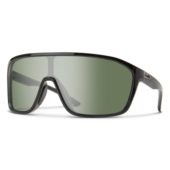Smith Boomtown Shield Sunglasses - ChromaPop Polarized, Matte Tortoise Frame, Sports Active For Men & Women - View #6