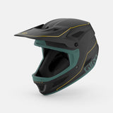 Giro Disciple MIPS Unisex Full Face Bike Helmet in action on a trail Matte Warm Black Hero