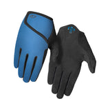 Giro DND Jr II Unisex Youth Cycling Gloves in action on young rider Shabori blue