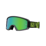 "Giro Tazz MTB Goggles - Expansion View Technology and Polycarbonate Lens" Black Ano lime Loden Green