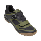 Giro Ventana Men Adult Cycling Shoes - Side view, showcasing BOA closure and rugged outsole olive hero