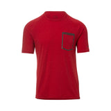 Giro Men Venture Jersey Adult MTB Jersey for trails, gravel roads, and bike tours Red Ghosted
