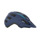 Giro Verce MIPS Women's Mountain Bike Helmet in a trail setting Matte Midnight right