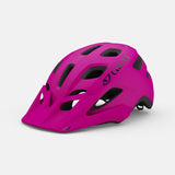 Giro Verce MIPS Women's Mountain Bike Helmet in a trail setting Pink Street Hero
