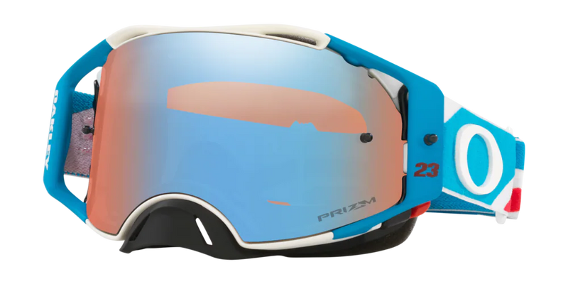 Oakley Airbreak MX Bike Prizm Mx Sapphire Iridium Lenses,  Blue Strap