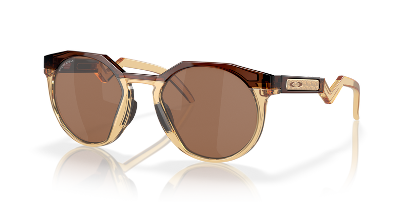 Oakley Limited Kylian Mbappé Signature Series HSTN Sunglasses - Prizm Tungsten Lenses, Dark Amber/Light Curry Frame