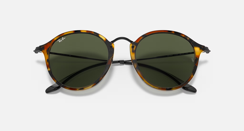 Ray-Ban Round Fleck Unisex Lifestyle Round Sunglasses