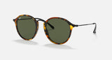 Ray-Ban Round Fleck Unisex Lifestyle Round Sunglasses
