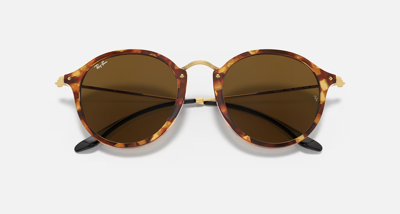Ray-Ban Round Fleck Unisex Lifestyle Round Sunglasses