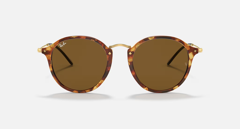 Ray-Ban Round Fleck Unisex Lifestyle Round Sunglasses