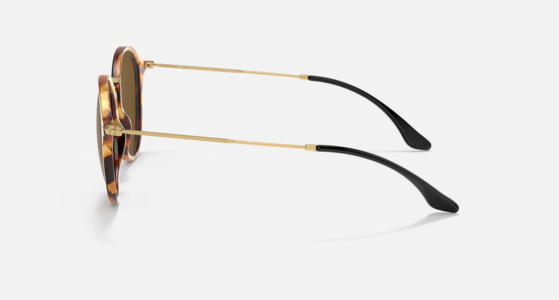 Ray-Ban Round Fleck Unisex Lifestyle Round Sunglasses