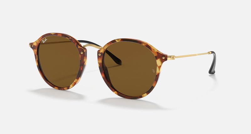 Ray-Ban Round Fleck Unisex Lifestyle Round Sunglasses