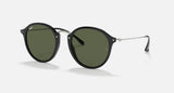 Ray-Ban Round Fleck Unisex Lifestyle Round Sunglasses