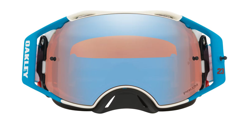 Oakley Airbreak MX Bike Prizm Mx Sapphire Iridium Lenses, Blue Strap