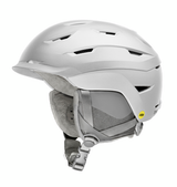 SMITH Liberty MIPS Women's Winter Helmet - Front view, showcasing hybrid shell design and adjustable vents