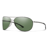 Smith Serpico 2 Sunglasses, Gold Frame ChromaPop Red Mirror Lens