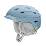 SMITH Liberty MIPS Women's Winter Helmet - Front view, showcasing hybrid shell design and adjustable vents