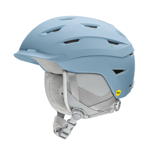 SMITH Liberty MIPS Women's Winter Helmet - Front view, showcasing hybrid shell design and adjustable vents