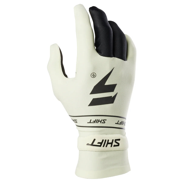 White glove with black accents and 'SHIFT' branding on a white background