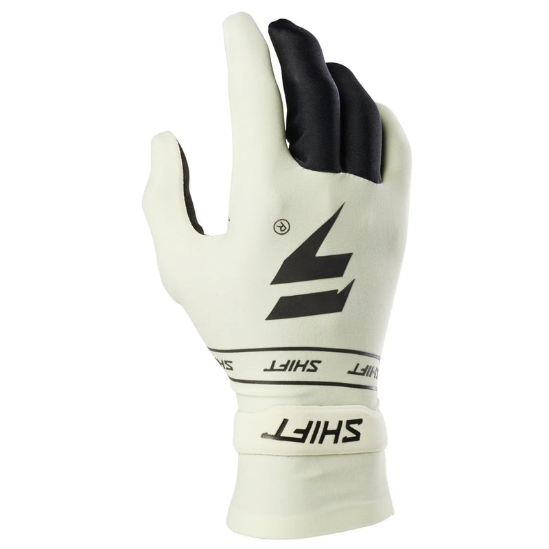 White glove with black accents and 'SHIFT' branding on a white background