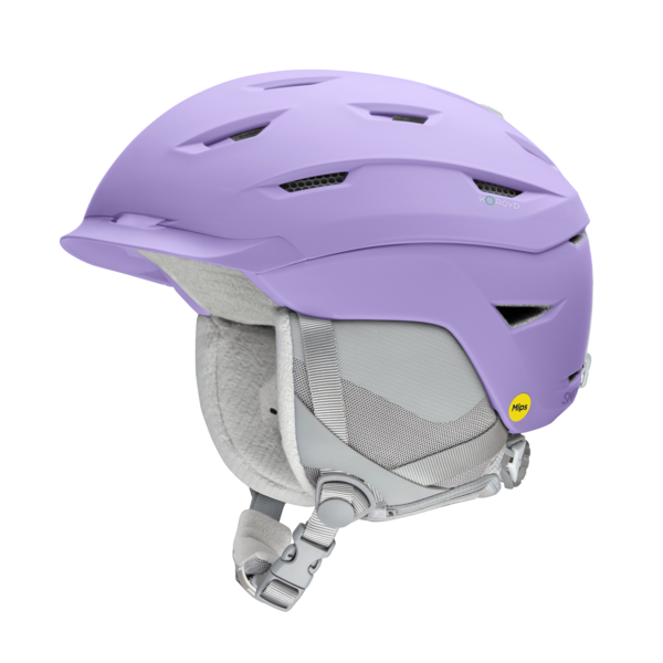 SMITH Liberty MIPS Women's Winter Helmet - Front view, showcasing hybrid shell design and adjustable vents