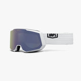 100% Snowcraft XL Hiper Unisex Snow Winter Goggles with Oversized Design White