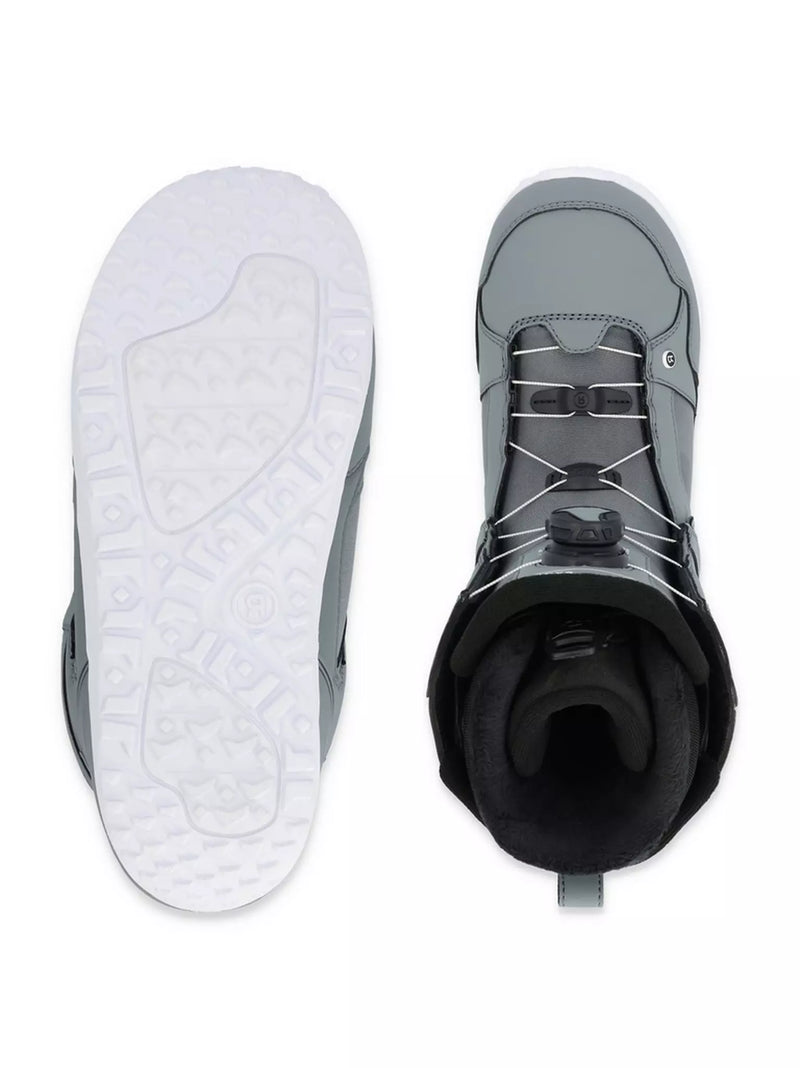 Ride Sage Women Snowboard Boots - Front view, showcasing H4 BOA® Coiler Fit System and Intuition™ Plush Foam Liners
