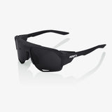 100% NORVIK Unisex Bike Sunglasses Matte Black - Grey PEAKPOLAR Lens