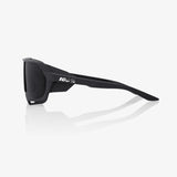 100% NORVIK Unisex Bike Sunglasses Matte Black - Grey PEAKPOLAR Lens