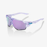100% NORVIK Unisex Bike Sunglasses Polished Translucent Lavender - HiPER Lavender Mirror Lens