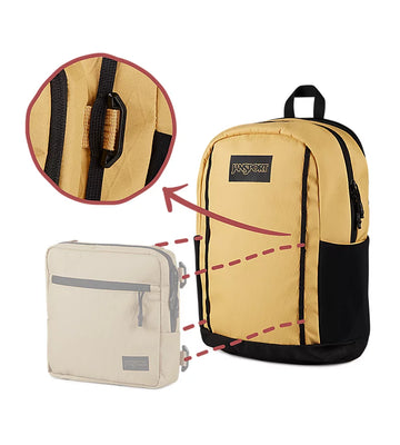jansport bags flat Jansport Pro Pack Unisex Lifestyle Backpack