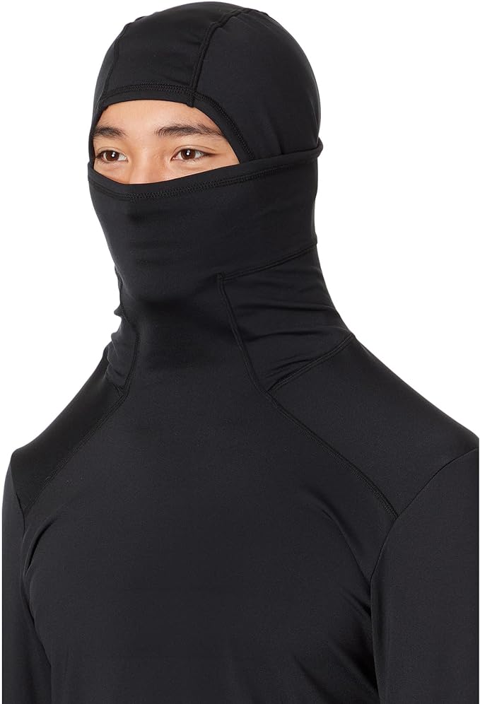 Hot Chillys Men Balaclava Hoodie Midweight Body Fit Base Layer