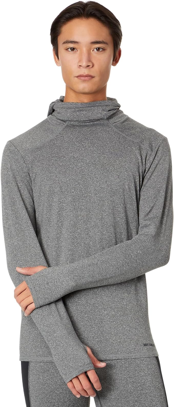 Hot Chillys Men Balaclava Hoodie Midweight Body Fit Base Layer