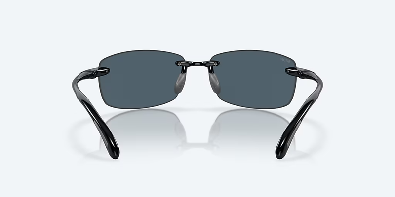Costa del Mar Ballast Men Lifestyle Polarized Sunglasses - Front view, frameless design with TR90 nylon construction