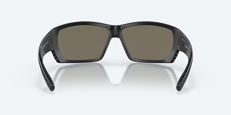 Costa del Mar Tuna Alley Men Fishing Polarized Sunglasses - Front view, showcasing integral hinges and vent system