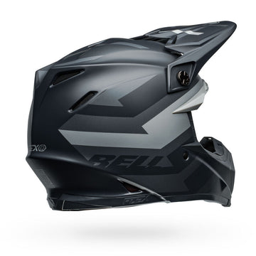 Bell Helmets Satin Black/Silver Moto-9S Flex Banshee Helmet