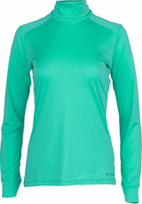Hot Chillys Women Peach Skins Solid T-Neck Lightweight Relaxed Fit Base Layer