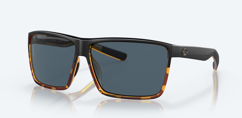 Costa del Mar Rincon Men Fishing Lifestyle Polarized Sunglasses - Front view, showcasing classic West Coast design and polarized lenses