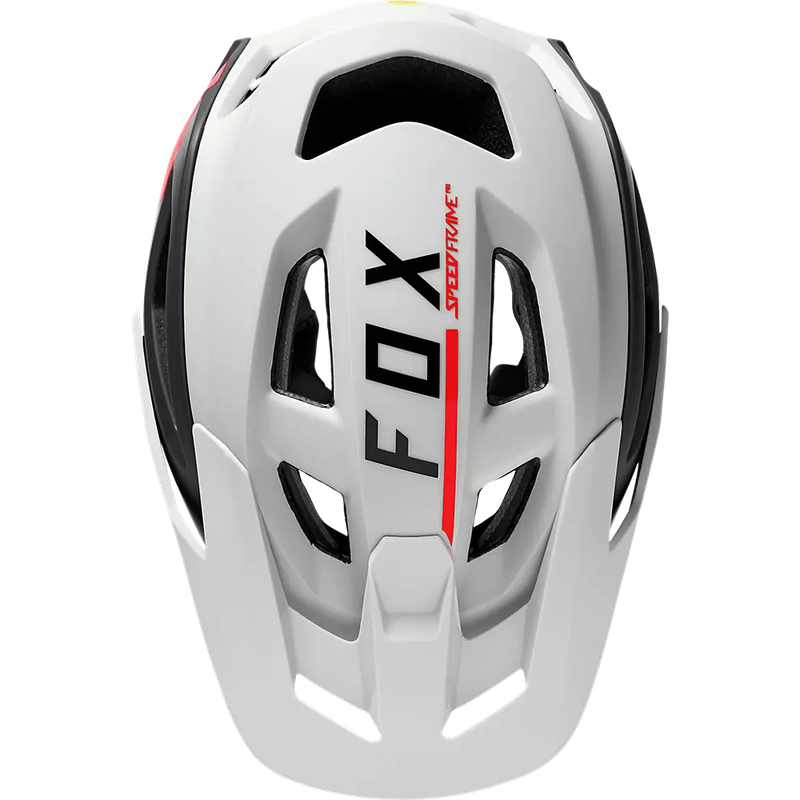 Fox Racing Speedframe Pro Blocked MTB Helmet White 4