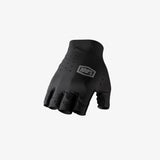 100% SLING Short Finger Unisex Bike Gloves Black