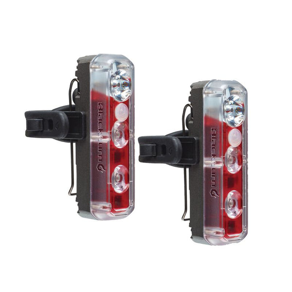 Blackburn 2-pack cycling lights bike waterproof rechargeable 200 lumen