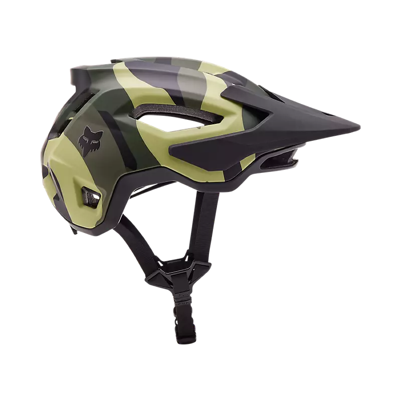 Fox Speedframe Camo MTB Helmet - Essential Open-Face Performance  Green Camo right