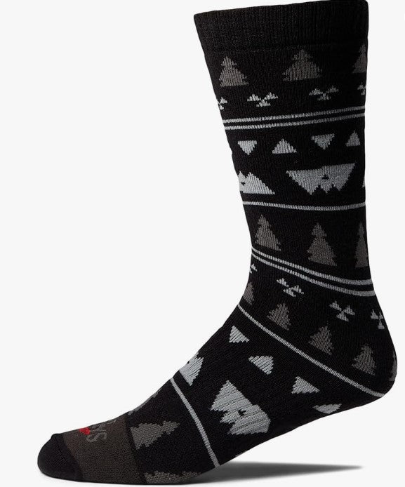 Hot Chillys Men's Red Alpine Mid Volume Sock