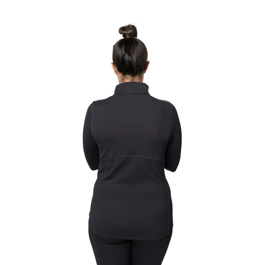 Hot Chillys Women's Clima-Tek Zip T Midweight Relaxed Fit Base Layer