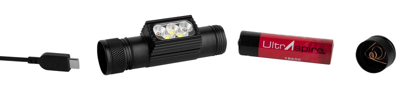 UltrAspire Lumen 850 Duo Waist Light Belt | Lightweight & Water Resistant