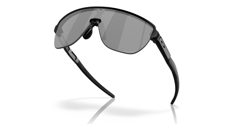 Oakley Corridor Rectangular Men Sunglasses - Front view, showcasing semi-rimless shield design and Unobtainium features