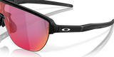 Oakley Corridor Rectangular Men Sunglasses - Front view, showcasing semi-rimless shield design and Unobtainium features